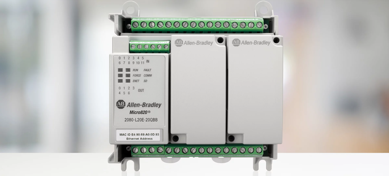 Micro820® L20E: hitrejši, zmogljivejši in z USB‑C priključkom